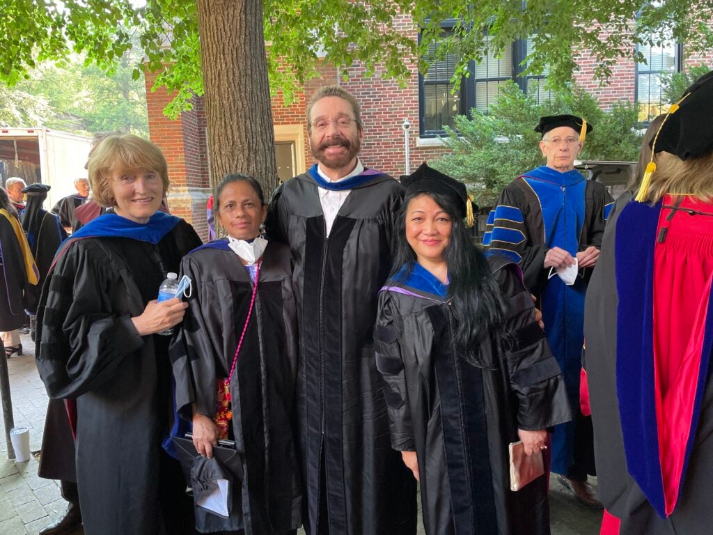 Faculty at 2022 Commencement