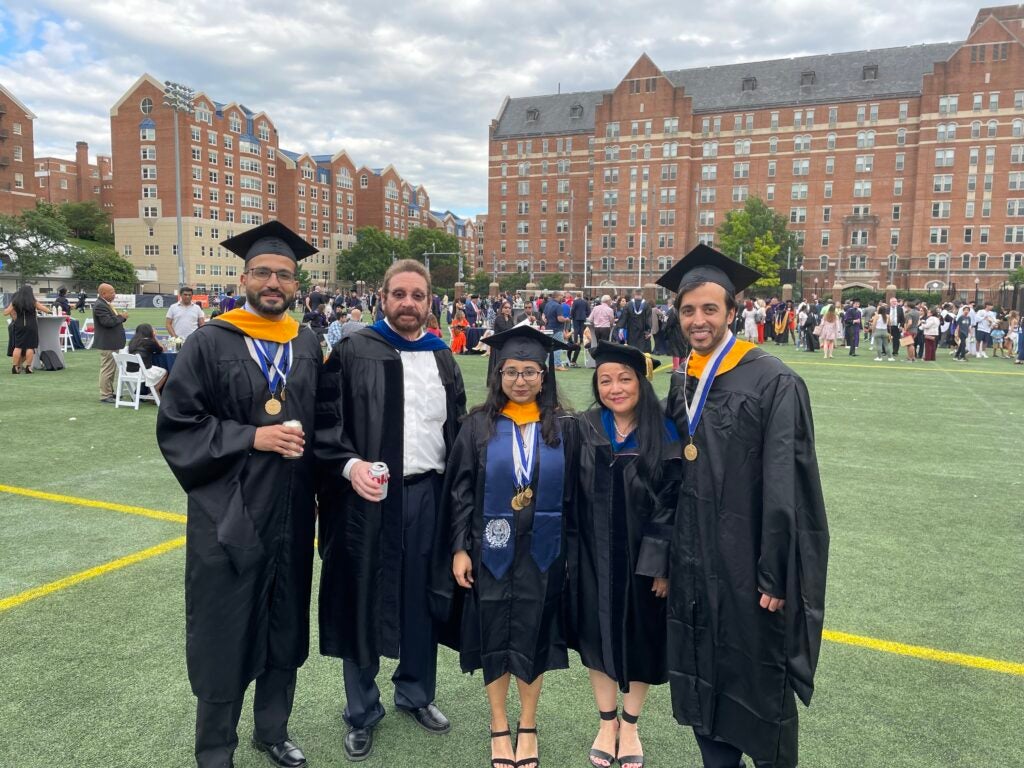 Students and faculty after the 2022 Commencement Ceremony
